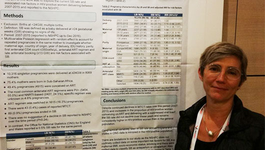 Graziella Favarato, en la IAS 2017. Crédito de la imagen: Dr Heather Bailey (@DrHeatherBailey)